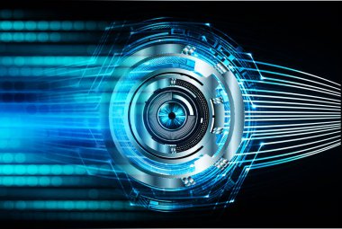 Siber devre gelecekteki teknoloji kavramı