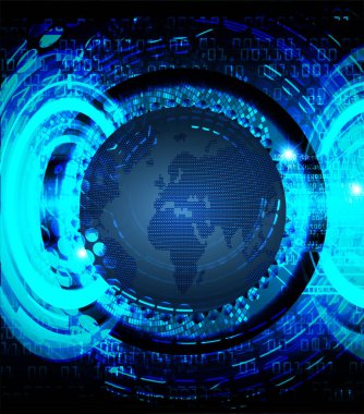 Siber devre gelecekteki teknoloji kavramı