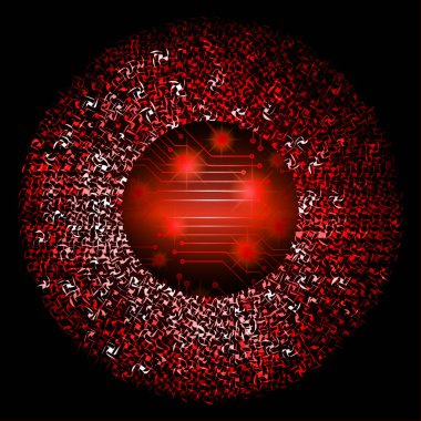 soyut gelecek duvar kağıdı, dijital arkaplan