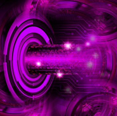 göz siber devre gelecekteki teknoloji konsepti