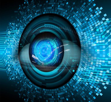 Siber devre gelecekteki teknoloji kavramı