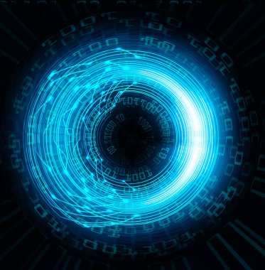 Siber devre gelecekteki teknoloji kavramı