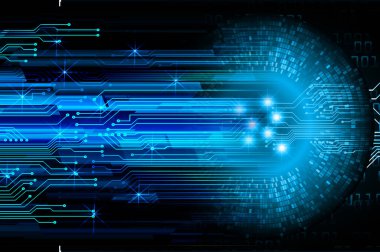 göz siber devre gelecekteki teknoloji konsepti