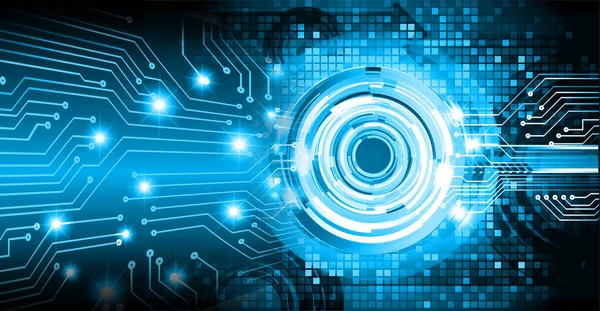 göz siber devre gelecekteki teknoloji konsepti