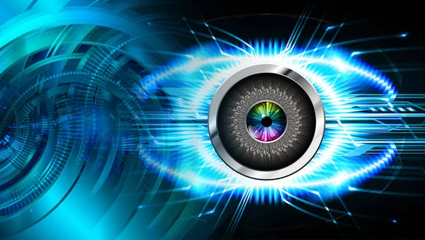 göz siber devre gelecekteki teknoloji konsepti