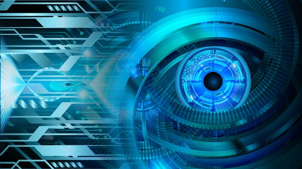 göz siber devre gelecekteki teknoloji konsepti