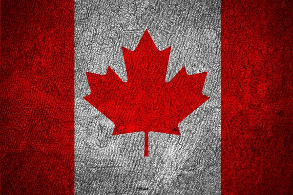 Grungy Zászló Kanada Háttér — Stock Fotó