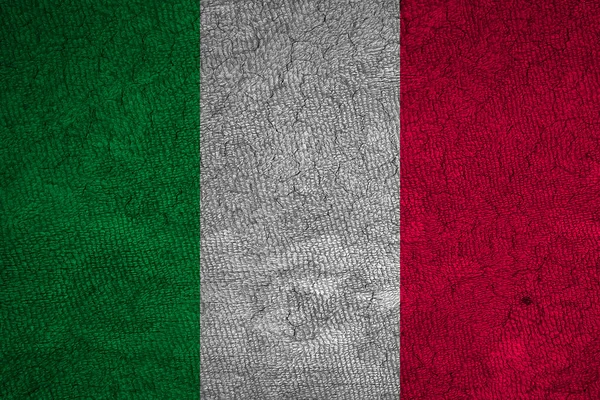 Flagga För Italien Grönt Och Rött — Stockfoto