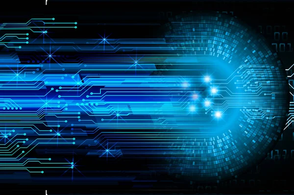 göz siber devre gelecekteki teknoloji konsepti