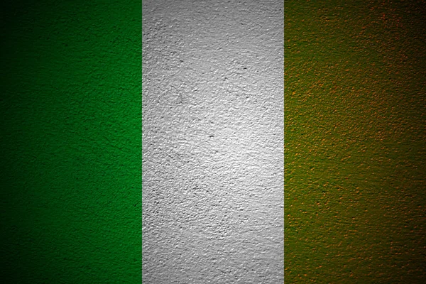 Flagg Ireland Grön Bakgrund — Stockfoto