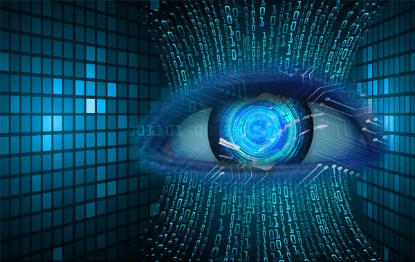 göz siber devre gelecekteki teknoloji konsepti