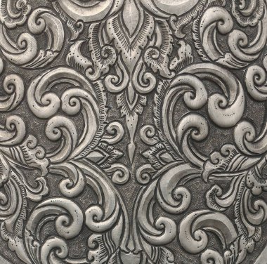 Siyah ve beyaz çiçekli kusursuz desen