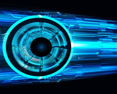 Siber devre gelecekteki teknoloji kavramı