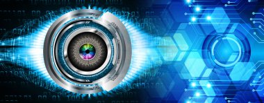 göz siber devre gelecekteki teknoloji konsepti