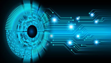 Siber devre gelecekteki teknoloji kavramı