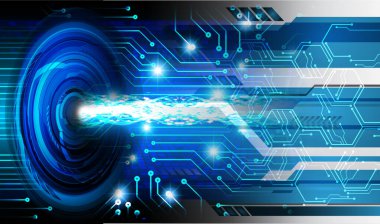 Siber devre gelecekteki teknoloji kavramı