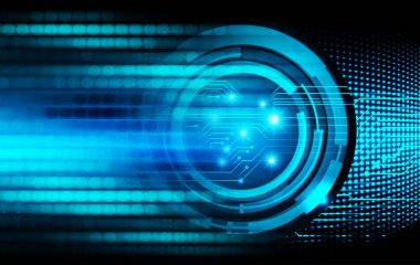 Siber devre gelecekteki teknoloji kavramı