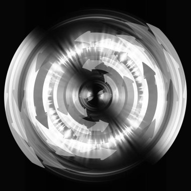 göz siber devre gelecekteki teknoloji konsepti