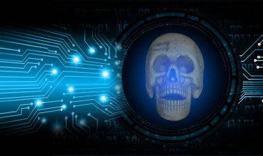 Devreli bilgisayar çipinin dijital bileşimi