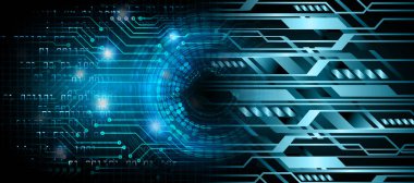 göz siber devre gelecekteki teknoloji konsepti