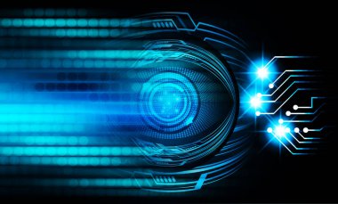 Siber devre gelecekteki teknoloji kavramı