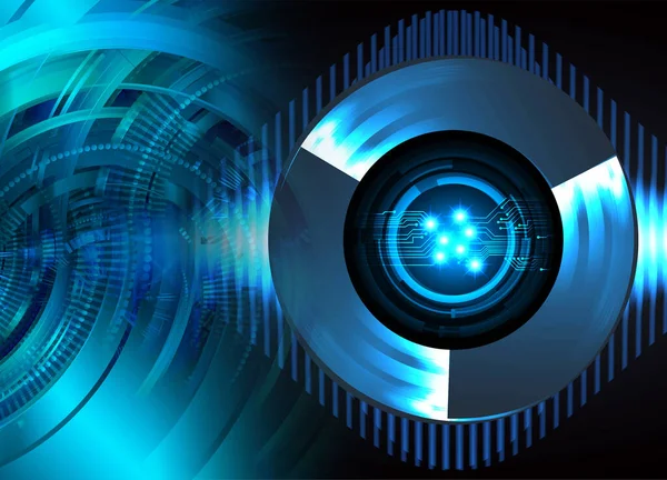 göz siber devre gelecekteki teknoloji konsepti