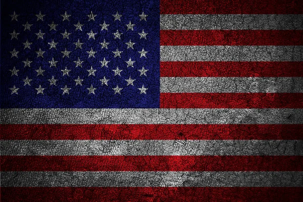 Grungy Flag United States America — 图库照片