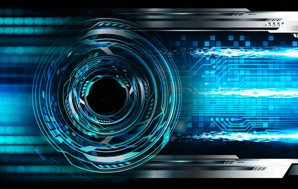 göz siber devre gelecekteki teknoloji konsepti