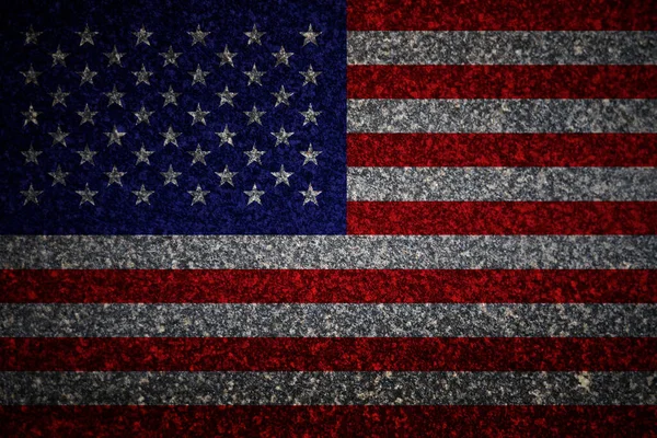 Bandera Grungy United States America — Foto de Stock