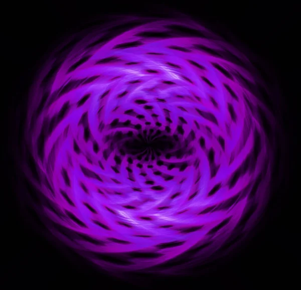Abstrakcyjne Fraktalne Tło Świecącą Spiralą — Zdjęcie stockowe