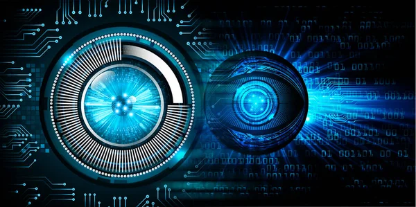 göz siber devre gelecekteki teknoloji konsepti