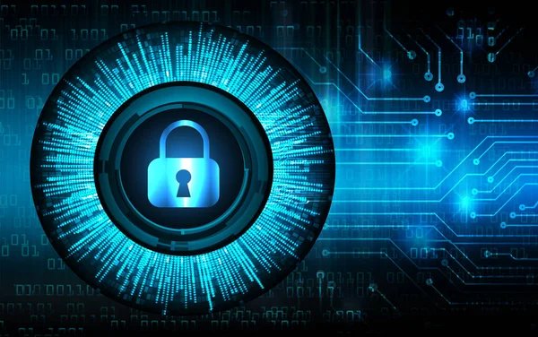 Dolap ve dijital güvenlik kavramına sahip fütüristik arka plan