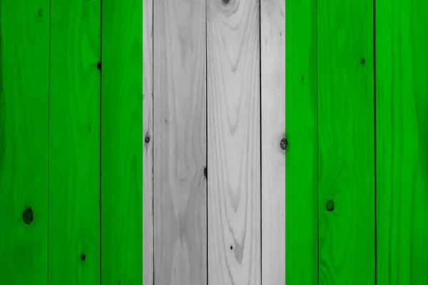 Фон Гигантского Флага Нигерии — стоковое фото