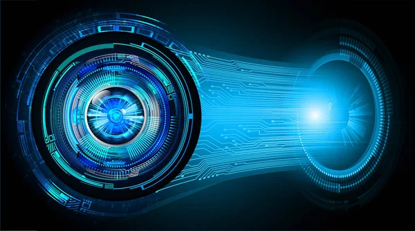 göz siber devre gelecekteki teknoloji konsepti