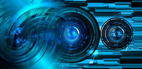 göz siber devre gelecekteki teknoloji konsepti