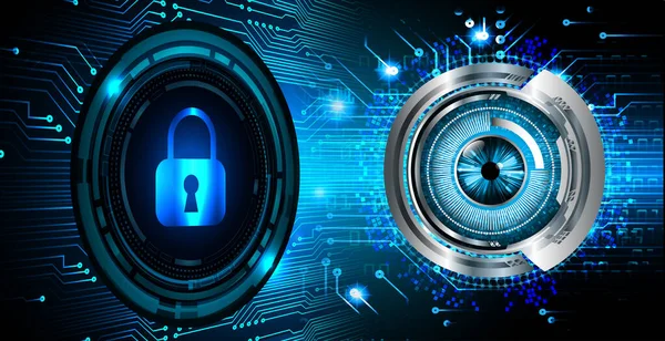 Sayısal arkaplan ve siber güvenlik konusunda kapatılmış asma kilit