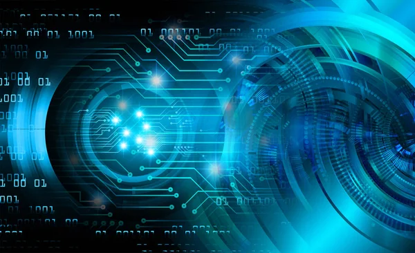 göz siber devre gelecekteki teknoloji konsepti