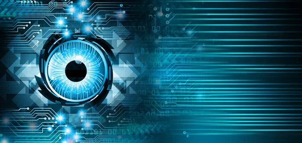 göz siber devre gelecekteki teknoloji konsepti