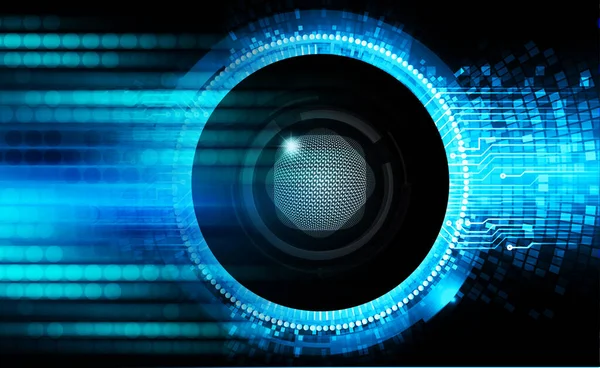 göz siber devre gelecekteki teknoloji konsepti