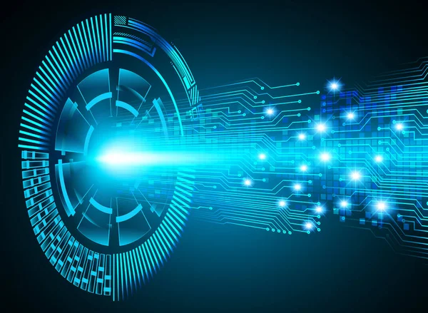 göz siber devre gelecekteki teknoloji konsepti