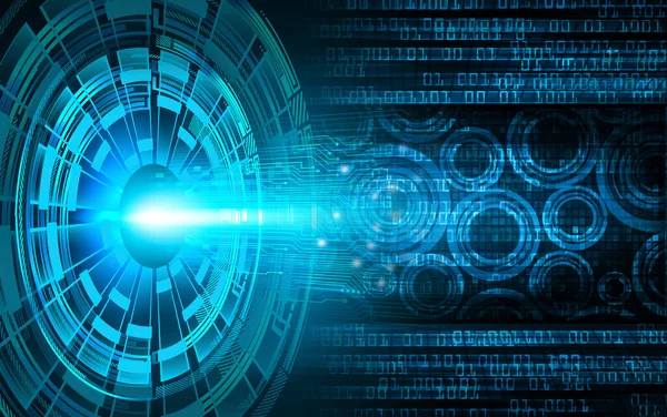 göz siber devre gelecekteki teknoloji konsepti