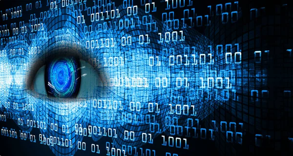 göz siber devre gelecekteki teknoloji konsepti