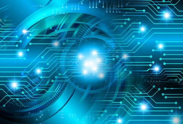 göz siber devre gelecekteki teknoloji konsepti