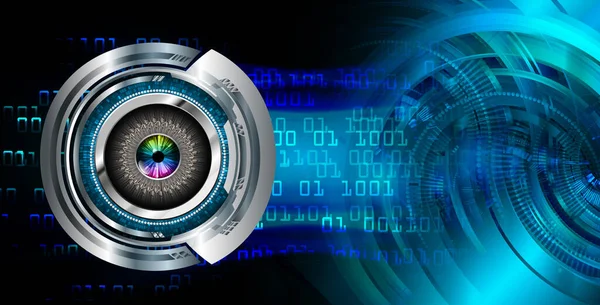 göz siber devre gelecekteki teknoloji konsepti