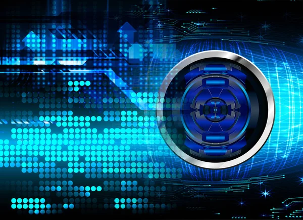 göz siber devre gelecekteki teknoloji konsepti