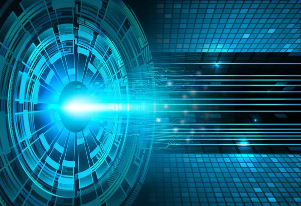 göz siber devre gelecekteki teknoloji konsepti