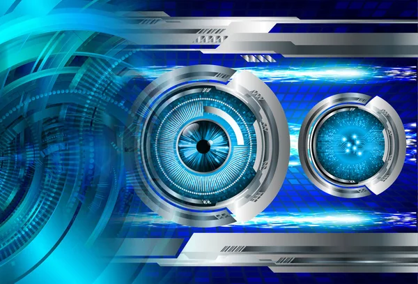 göz siber devre gelecekteki teknoloji konsepti