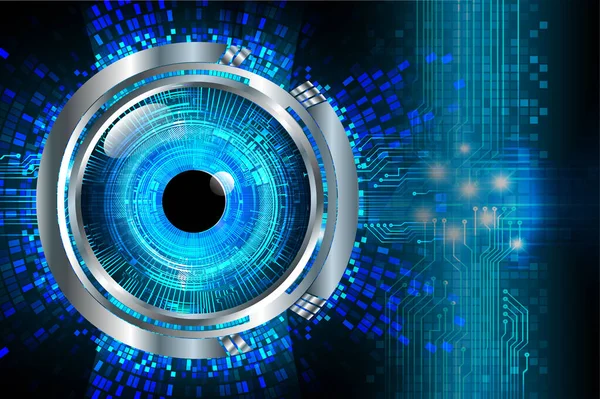 göz siber devre gelecekteki teknoloji konsepti