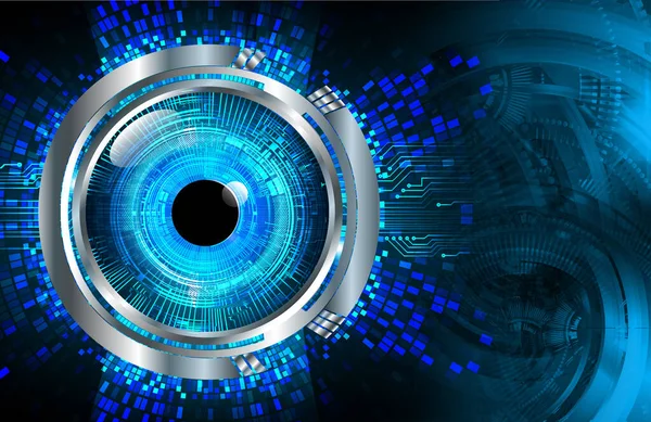 göz siber devre gelecekteki teknoloji konsepti