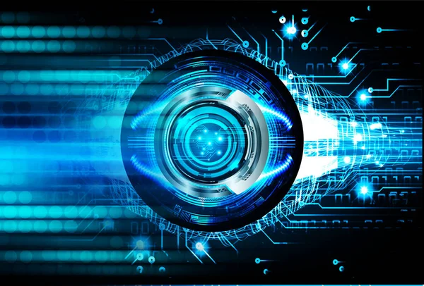 göz siber devre gelecekteki teknoloji konsepti